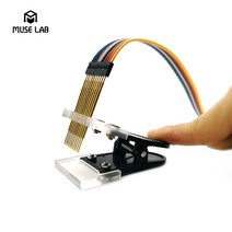 2.0mm 핀 피치 PCB 클램프 고정 장치 금도금 포고 3P 4P 5P 6P 7P 8P 9P 10P 프로브 클립 도구 프로그램, 07 2.0mm 1x9Pin, 한개옵션1