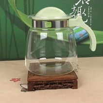영파영리무역공사 스텐삐소리주전자 주전자 유리주전자 인덕션주전자 주방주전자 원형차주전자, xz 내열 유리 티포트 주전자 1800ml 캠핑용주전자, -