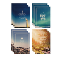 아이비스 만화지노트 MT10494 4p, 등대. 산. 성. 꽃, 9세트