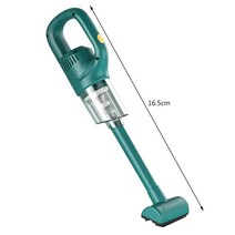 Handheld Wireless Smart Vacuum Cleaner Cordless Interior Accessories Usage for Car Home Office Clean, [01] green
