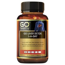 GO Healthy Liver Detox 1 A Day 60 Capsules, 60캡슐, 1병