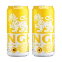 싱하 레몬소다 제로칼로리 탄산캔음료 330ml x 3개 (무료배송)