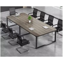 모던 심플 긴 회의용 테이블 탁자 대형 3000, 160X100
