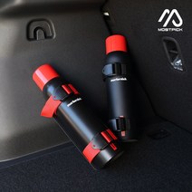 (모스트픽) 더뉴K9 니로SG2 자동차 소화기 미니 스프레이 가정용 캠핑용 차박 초기진압 K급 강화액 차량 안전 용품, (모픽) 소화기+끈거치대레드