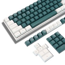 더블 샷 XVX 프로파일 PBT 키캡 키풀러 포함 기계식 게이머 키보드 퍼플 110 키 SK61/Duck/GK61 형, [06] 110blue grey