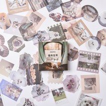 스티커세트 다이어리 꾸미기 새해 다꾸 폰꾸 스티커 세트 용품 80 개/상자 세계 washi 스티커 대용량 가방, 11 11