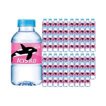 롯데칠성 아이시스8.0 생수전문배송 휴대용 200ml 80병 사무실 회의용, 1세트