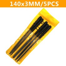 5 개/대 140/160/180MM 금속 파일 미니 모듬 된 라스베 다이아몬드 바늘 세트 복구 도구 보석 나무 그라인딩 손, 3x140mm