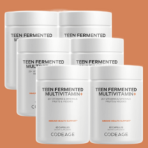 코데이지 틴 데일리 멀티비타민 미네랄 A B C D E K 오메가3 2팩X3, 비타민 120캡슐X3