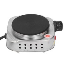 요리 히터 스토브 휴대용 스틸 전기 핫 플레이트 500W 110V 미국 플러그 커피, 한개옵션0