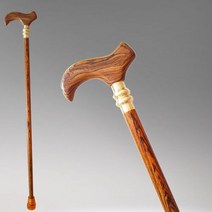 노인복지용구 청려장 지팡이 감태나무 어르신 Filial piety 노인 로즈우드 마호가니 우드 옐로우 샌들우드, 한개옵션0