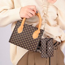 TQ 고급 패턴 데일리 미니 토트백 PK474