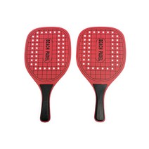Softee 소프트 나무 라켓 2개볼, One Size Red