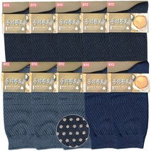 BYC동의황토발바닥내측지압신사양말10켤레FMR3061