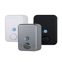 ER 네모 물비누 디스펜서 손세정제 핸드워시 케이스, 01.디스펜서 화이트, 1개