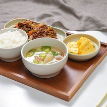 [JAJU/자주] 소담한 한상 차림 혼밥 식기 세트_한식기, FR, 다크 브라운