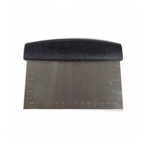 스텐 스크래퍼(눈금) 반죽칼 아이싱 케익데코, 1개