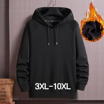 쥬엔리치 남자 빅사이즈 후드 맨투맨 기모 남성 후드티 3XL-10XL