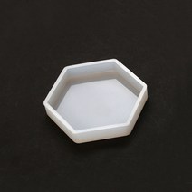 미라클 134 실리콘 몰드 코스터 모음 컵받침 트레이 대형 중형 UV 에폭시 레진 석고 비누 각종 공예, 134-6.실리콘 몰드 코스터 육각형