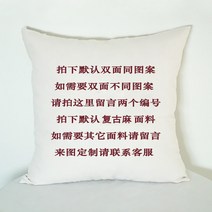 거실쿠션 신 중국식 클래식 수묵 산수화 면린넨 허그쿠션 커버 솜 함유 응접실이 있다 우드 소파 등쿠션 2683667023, 55X55cm