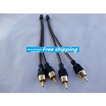 앰프 용 스위치 1 점 2 오디오 케이블 와이어 개 남성 및 구리, 한개옵션0