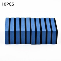 10pcs 차량용 세라믹 코팅 스폰지 쉬운 청소 가죽 패드 거품 마이크로 화이버 범용 청소 ad인핸스 카나노 왁스 carnano, 없음