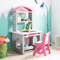 [아동의자세트] 야마토야 노스타 1인용 책상 + 의자세트, 책상(내추럴), 의자(옐로우)