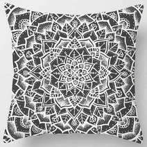 코스트코 쿠션 꽈배기 범퍼 침대 틈새 막이 쇼파브랜드 뉴 인도 만다라 인쇄 명상 15, 45x45cm 베개 커버, 만다라002-34