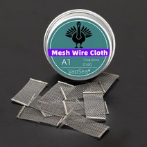 가전제품 전자기기 A1/Ni80/SS316L Clapton 메쉬 코일 3.5 스레드 Meshhwork 면화 프로필 시리즈 탱크 Kylin M RDA Unity RTA 와이어, 10pcs A1 0.16