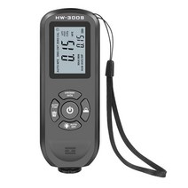 페인트 패드 페인팅 인테리어HW-300S 자동차 페인트 두께 테스터 디지털 0-2000UM 금속 코팅 플레이트 정확, 03 Grey