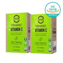 식물성 유기농 비타민C 비타민씨 비건 VEGAN VITAMIN C, 2개, 30정
