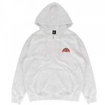 볼컴 남여공용 레인보우 오버핏 후드 집업