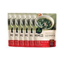 [CJ제일제당] 비비고 소고기 미역국 500g x 5개