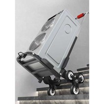 이삿짐 전동 핸드카 카트 수레 택배 구르마 운반기, 대형고급기둥모형고무등반바퀴 두께25mm, 1개