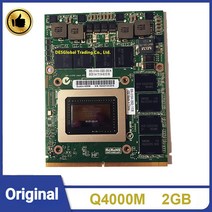 Quadro 4000M Q4000M 2G CN-0HGXY3 HGXY3 비디오 VGA 그래픽 카드 N12E-Q3-A1 Dell M6600 M15X HP 8760W, 단일옵션