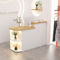 업소용 카운터 매장용 식당 네일숍 헤어샵 안내 인포 미니 계산대 프론트 데스크, 빛이 있는 선조 나무2