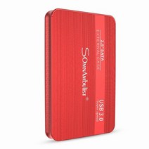 1테라 외장 하드 핸드폰 연결 외장하드연결 hdd 2.5인치 드라이브 500gb250gb1tb2tb 드라이브 hd 드라이브, 빨간색, 60GB