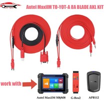 Autel for Toyot-a 8A 블레이드 AKL 키트 비 스마트 키 모든 키 분실 어댑터 APB112 시뮬레이터 및 G-Box2