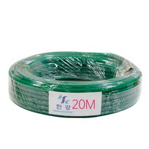 국산 연질에어호스 8mm 20미터 에어타카 콤프레샤호스, 1개