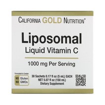 캘리포니아 골드 뉴트리션 리포소말 리퀴드 비타민C 1000mg 액상 30포