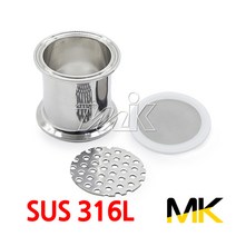 명인코리아 MK 쎄니타리 단관 스트레너 겸용 2페럴 SUS316L 테프론 메쉬가스켓 (19964), 1개