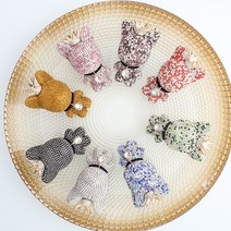 도그독 큐빅불독 차량용방향제, 큐빅불독(블루), 화이트플로랄머스크