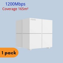 와이파이에그 휴대용와이파이 lte 라우터 데이터에그 Tenda-메쉬 와이파이 6 AX3000 MX12 2.4 amp 5Ghz 기가비트 MW6 AC1200 텐다 메쉬 Wifi6 범위, [02] Add UK adapter, [04] AC1200 1-Pack