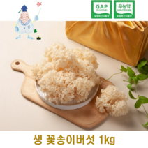 친환경 생꽃송이버섯 청정재배 국내산 최상급 1kg, 부직포 선물포장, 1개