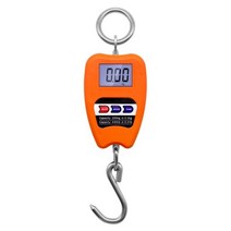 매달림 저울 산업용 계근대 크레인 중량 디지털 고하중 걸이 후크 휴대용 스테인레스, Orange