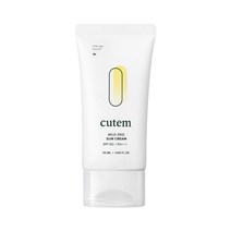 큐템 마일드 징크 선크림 50ml 무기자차저자극자외선차단제, 단품
