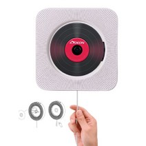 해외직구상품 연플리 벽걸이 cd플레이어 블루투스 레트로, 옵션4