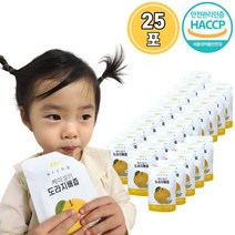 4NC 맛있는 아기 어린이 유아 배 도라지 즙 설선물 설날 물 넣지않은 NFC 착즙 80ml X 25포