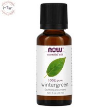 Now Foods 나우 푸드 에센셜 오일 100% 퓨어 윈터그린 30ml1fl oz, 30ml(1fl oz), 1개