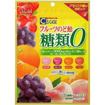 일본직구 Asahi Group Foods 과일맛 후르츠 토트 High Grade 로렌지 슈가프리 84gram 6PACK, 수량, 상세참조